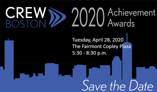 CREW Boston announces 2020 Achievement Award Honorees