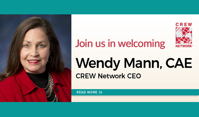 Meet CREW Network's new CEO, Wendy Mann, CAE
