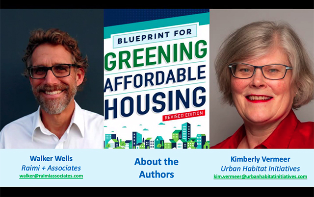 GREENING AFFORDABLE HOUSING, a Book Talk with Kimberly Vermeer