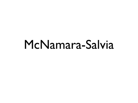 McNamara-Salvia